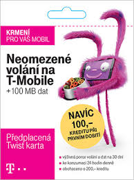 SIM karta T-Mobile SIM s kreditem T-mobile Twist V