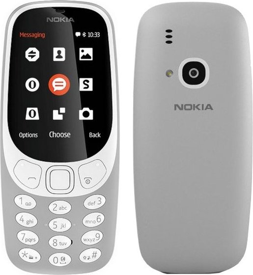 nokia 3310 2017 šedý