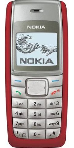 Nokia 1112 červený