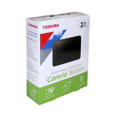TOSHIBA CANVIO BASICS (NEW) 2TB černá