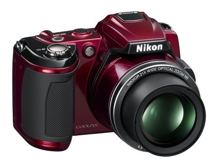 Digitální kompakt Nikon Coolpix L120 červený